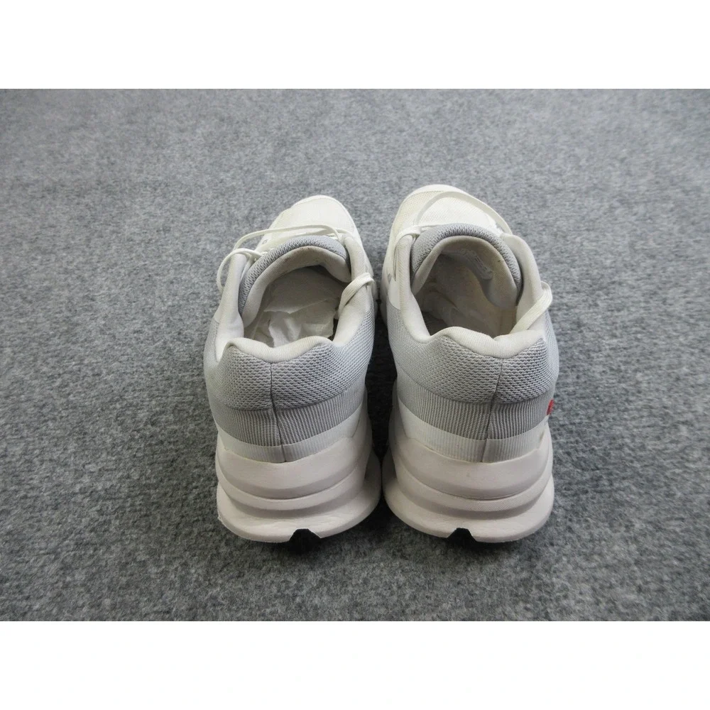 On Cloudrunner Shoes Womens 9.5 White Gray CloudTec Swiss Engineering Running